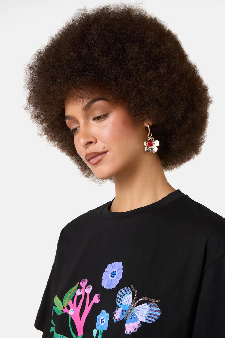 Image of Earrings. Product name - Lady Of The Garden Earrings in Multi colour by brand - Gorman