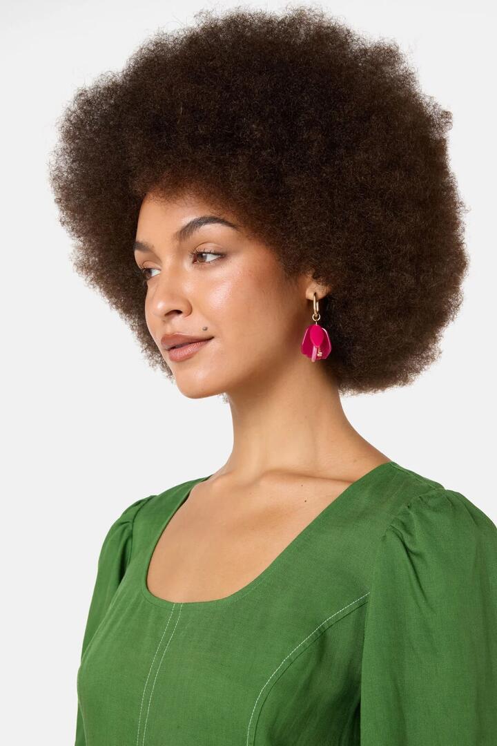 Image of Earrings. Product name - Daydream Tulip Earrings in Multi colour by brand - Gorman