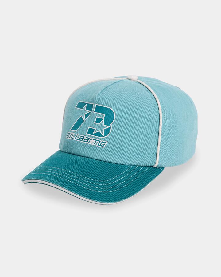 Image of Hats. Product name - Billabong Girls 8-16 Billa Star Cap Misty Blue in Misty Blue colour by brand - Billabong