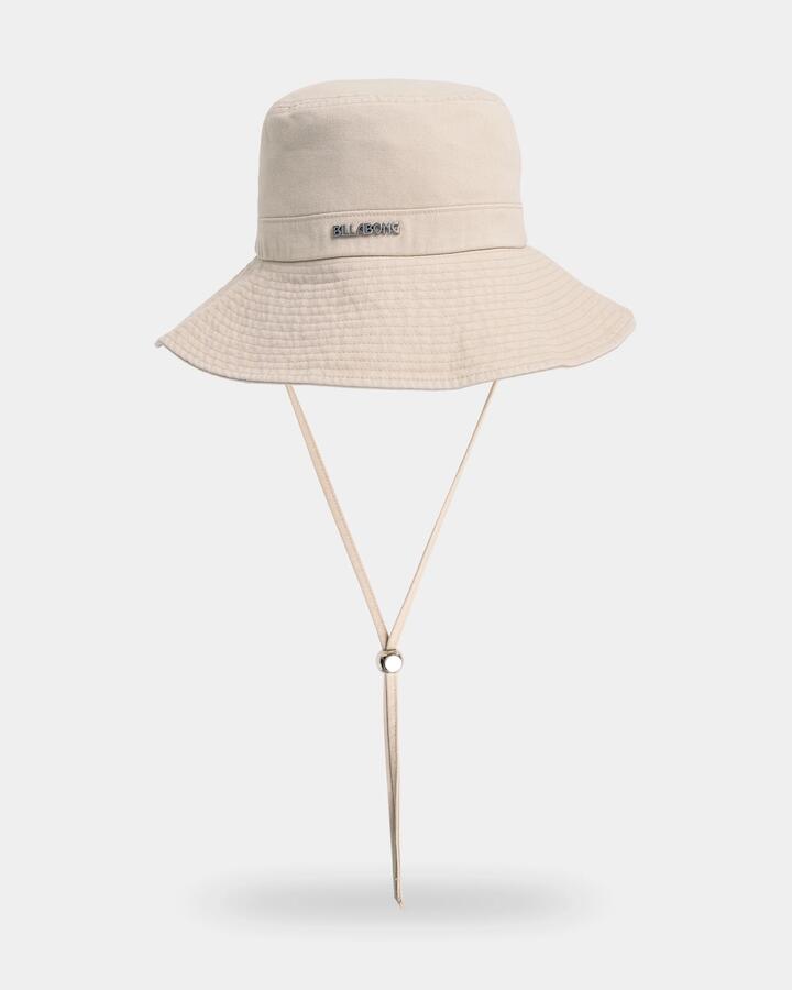 Image of Hats. Product name - Billabong Womens Sands Bucket Hat Dove in Dove colour by brand - Billabong