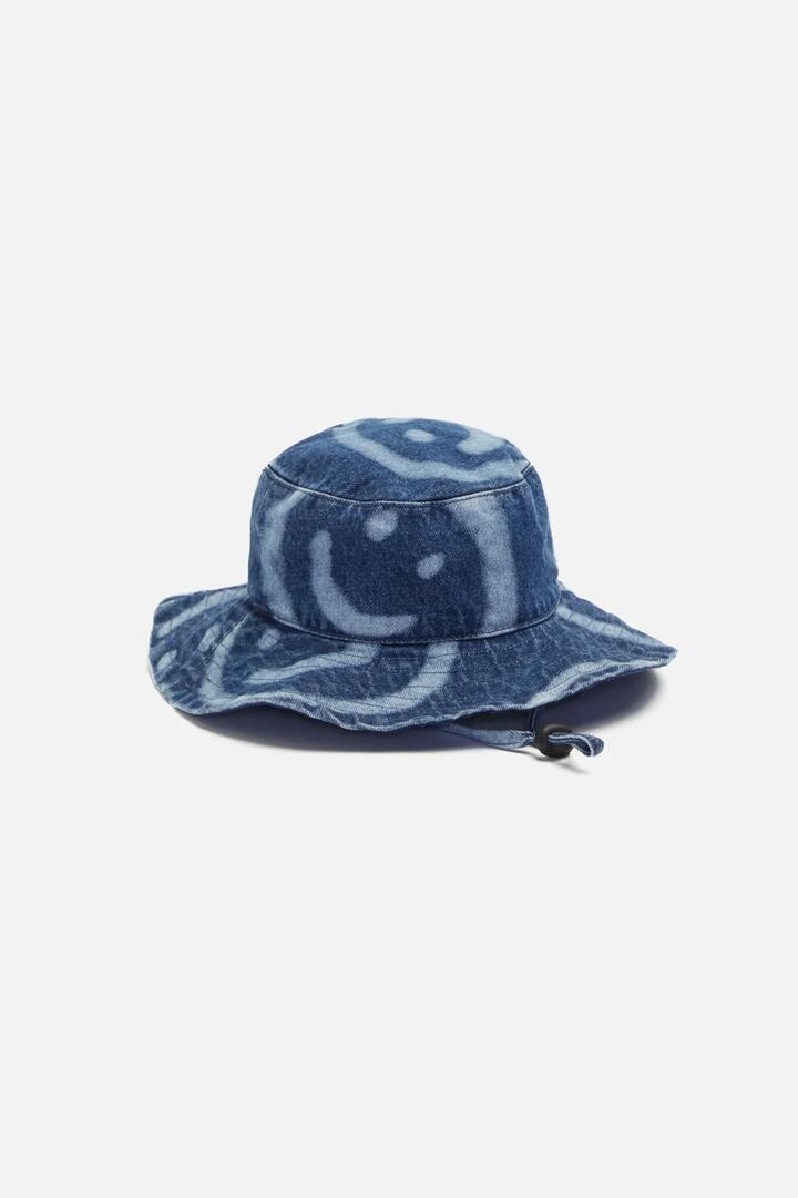 Image of Hats. Product name - Smile Kids Sun Hat in Denim colour by brand - Dangerkids