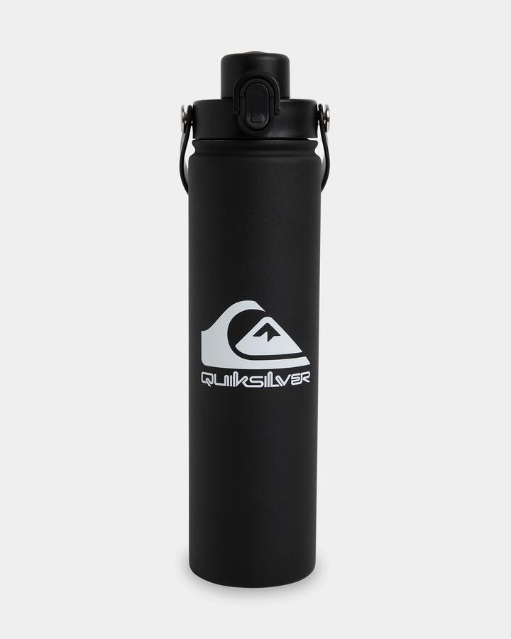 Image of Water Bottles. Product name - Quiksilver Quiksilver Water Bottle Black in Black colour by brand - Quiksilver