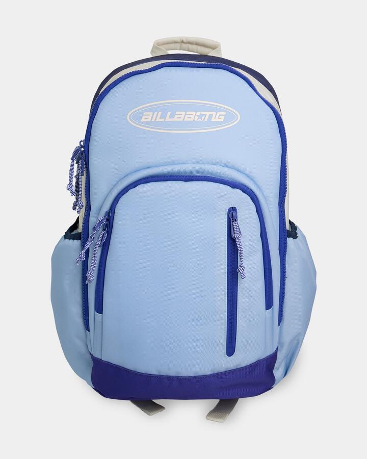 Image of Bags. Product name - Billabong Womens Echo Surf Roadie 31 L Backpack Cornflour in Cornflour colour by brand - Billabong