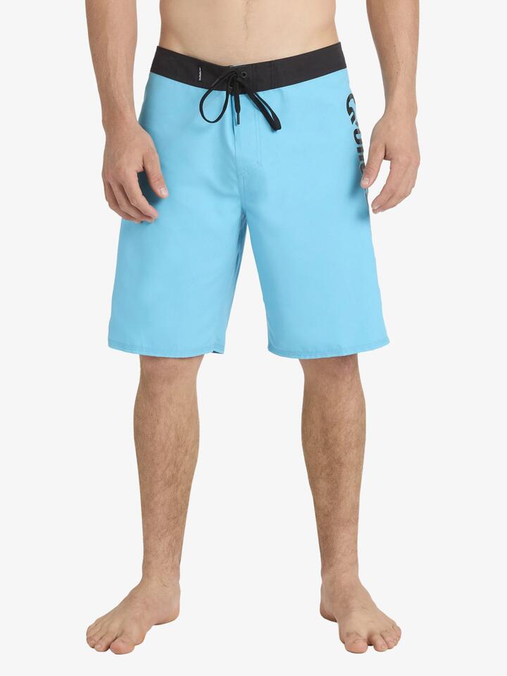 Image of Swimwear. Product name - Quiksilver Mens Everyday Omni Logo 20" Boardshorts Horizon Blue in Horizon Blue colour by brand - Quiksilver
