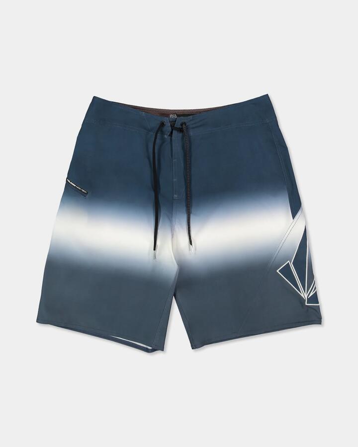Image of Swimwear. Product name - Volcom Boys 8-16 Vee Bee Mod 18" Boardshorts Midnight in Midnight colour by brand - Volcom