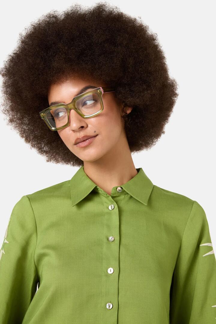 Image of Sunglasses. Product name - Polly Readers in Green colour by brand - Gorman