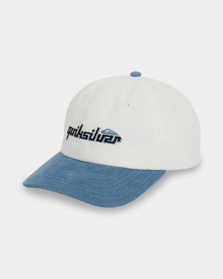 Image of Hats. Product name - Quiksilver Mens Cord Classic Cap White in White colour by brand - Quiksilver
