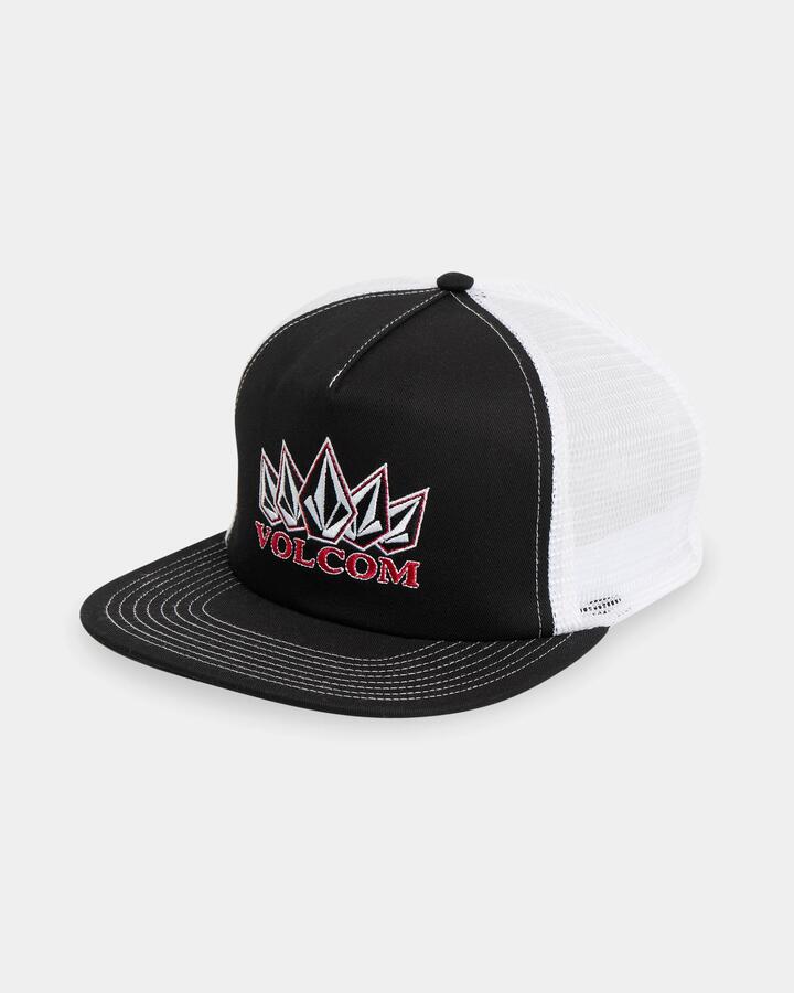 Image of Hats. Product name - Volcom Mens Coretex 5 Panel Cap Black in Black colour by brand - Volcom