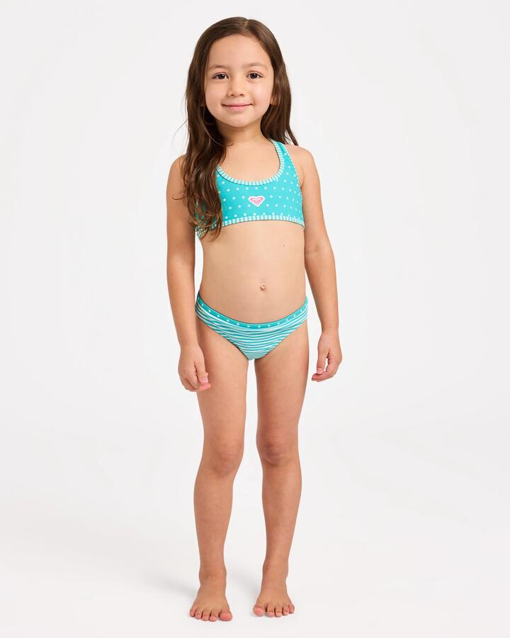 Image of Accessories. Product name - Roxy Girls 2-7 Coastal Clash Two Piece Ceramic in Ceramic colour by brand - Roxy
