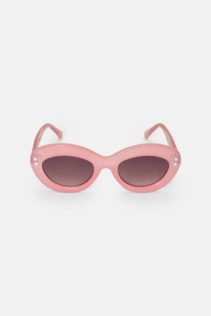 Image of Sunglasses. Product name - Sherman Sunglasses Pink in Pink colour by brand - Gorman
