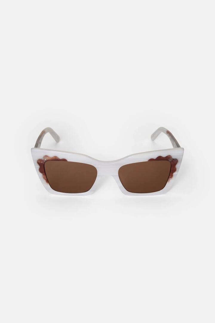 Image of Sunglasses. Product name - Asher Sunglasses Cream in Multi colour by brand - Gorman