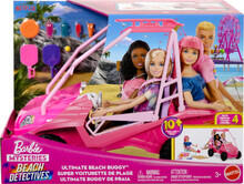 Image of Dolls. Product name - Barbie Mysteries: Beach Detectives Ultimate Beach Buggy Vehicle Playset in colour by brand - Toymate