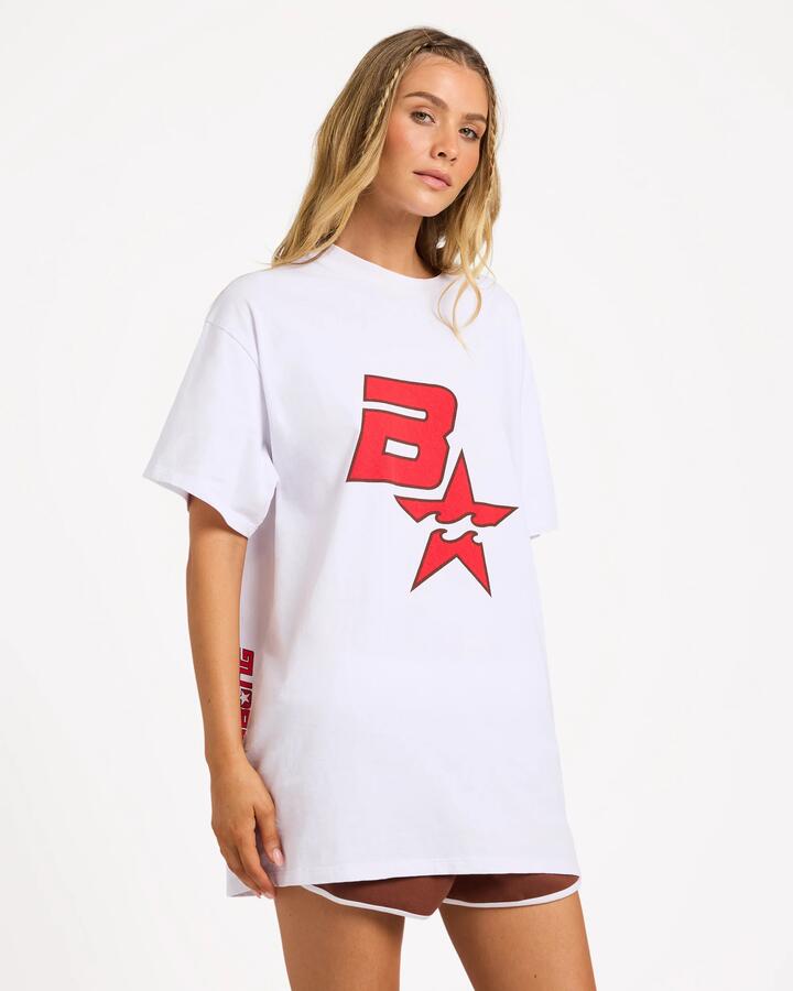 Image of T-Shirts. Product name - Billabong Womens Starcrush T-Shirt Pure White in Pure White colour by brand - Billabong