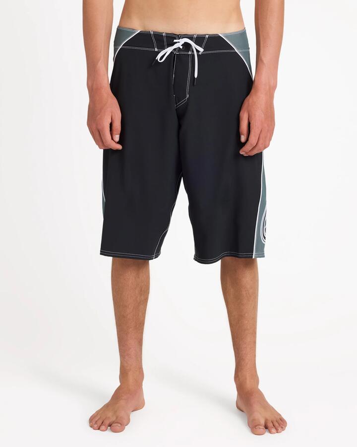 Image of Swimwear. Product name - Billabong Mens Spec 73 Roundhouse 23" Boardshorts Black in Black colour by brand - Billabong