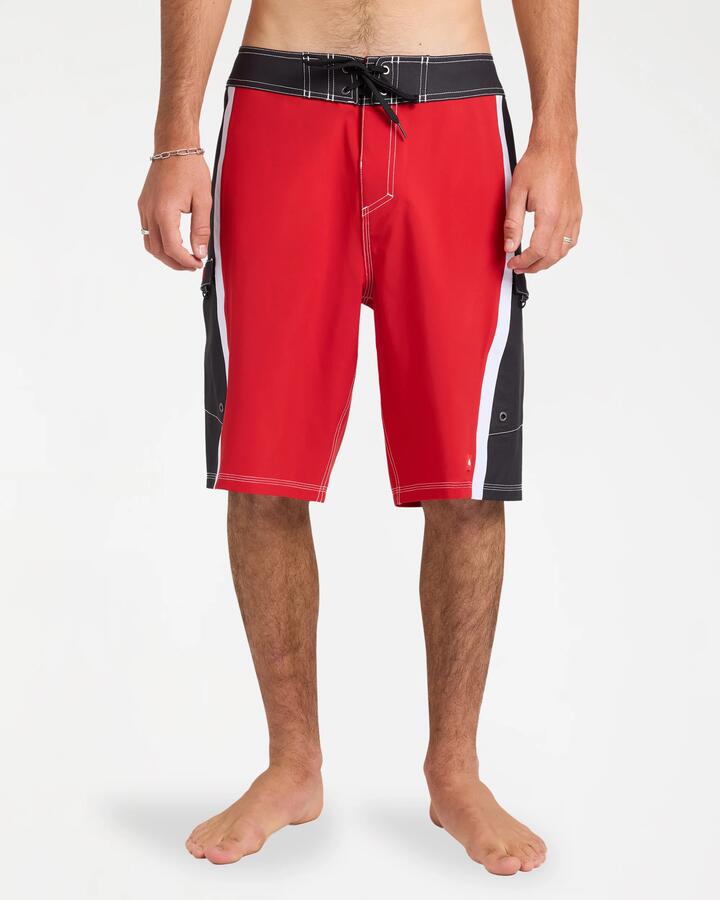 Image of Swimwear. Product name - Quiksilver Mens Eliminator 21" Boardshorts Salsa in Salsa colour by brand - Quiksilver