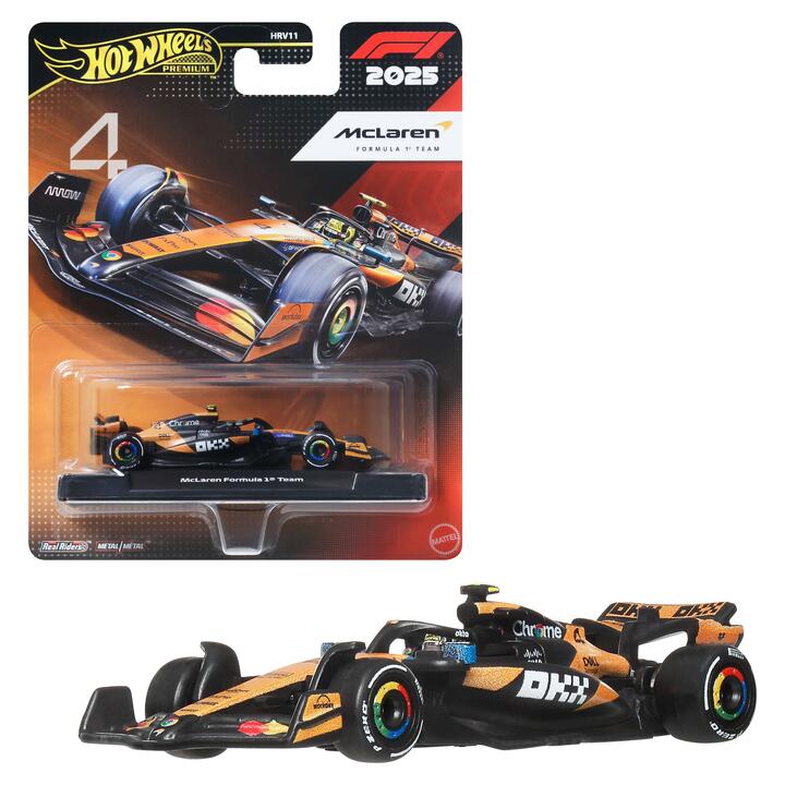 Image of Toy Cars. Product name - Hot Wheels 1:64 Scale Premium Die-Cast Formula 1® Collectible Toy Race Car (Styles May Vary) in colour by brand - Hot Wheels