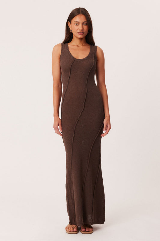 SNDYS MAYE MAXI DRESS (Coffee)