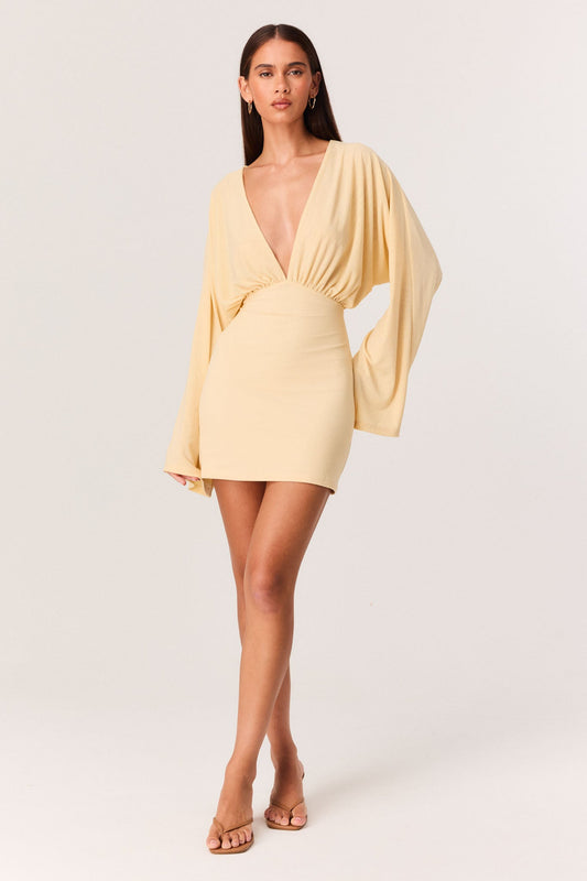 SNDYS HELENE MINI DRESS (Butter)