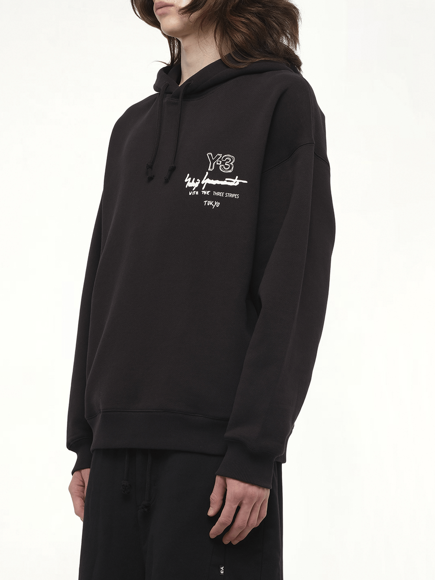 Y-3 Graphic Ft Hoodie (Black)