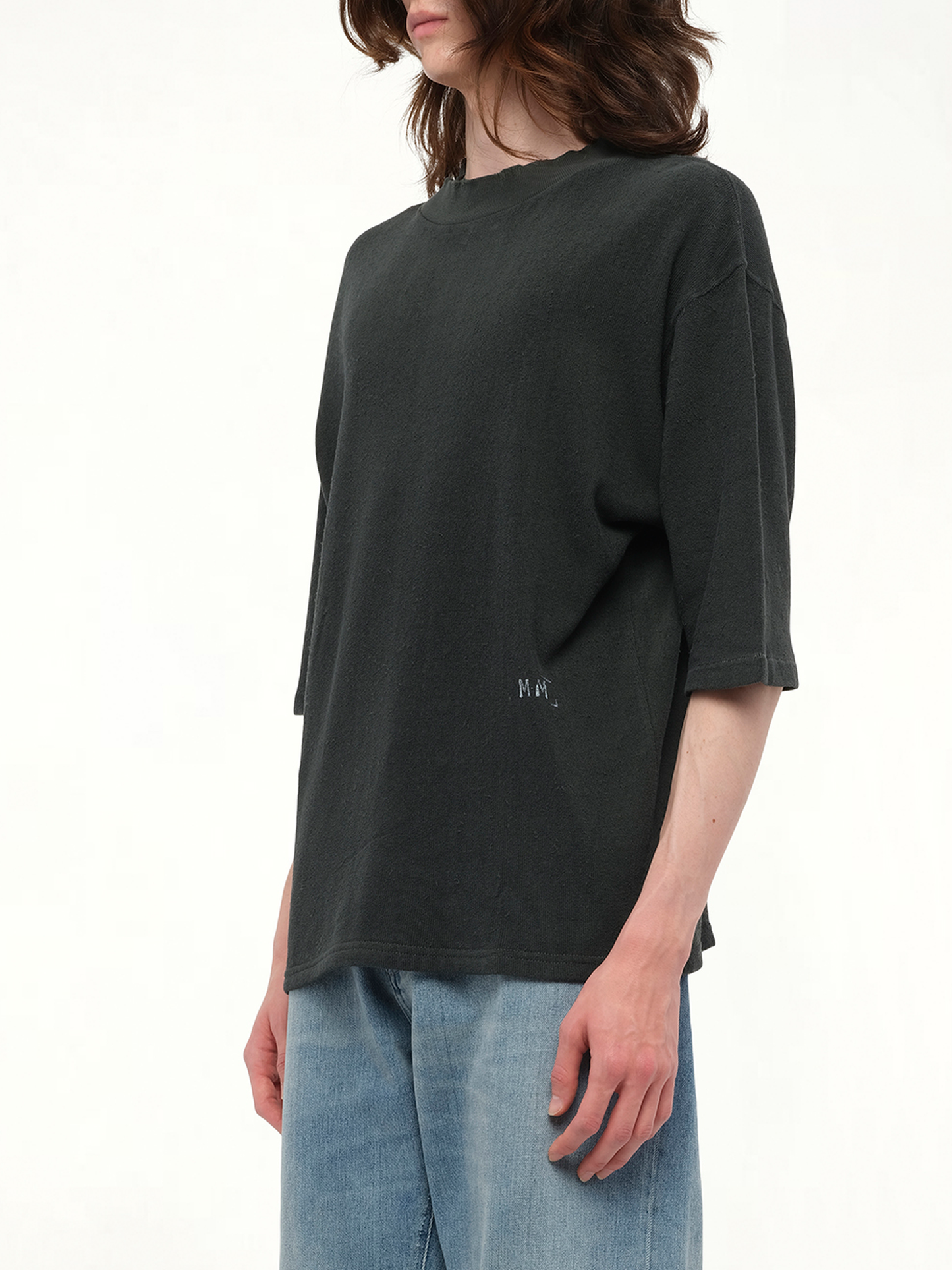 MAISON MARGIELA Reverse Terry T-Shirt (Black)