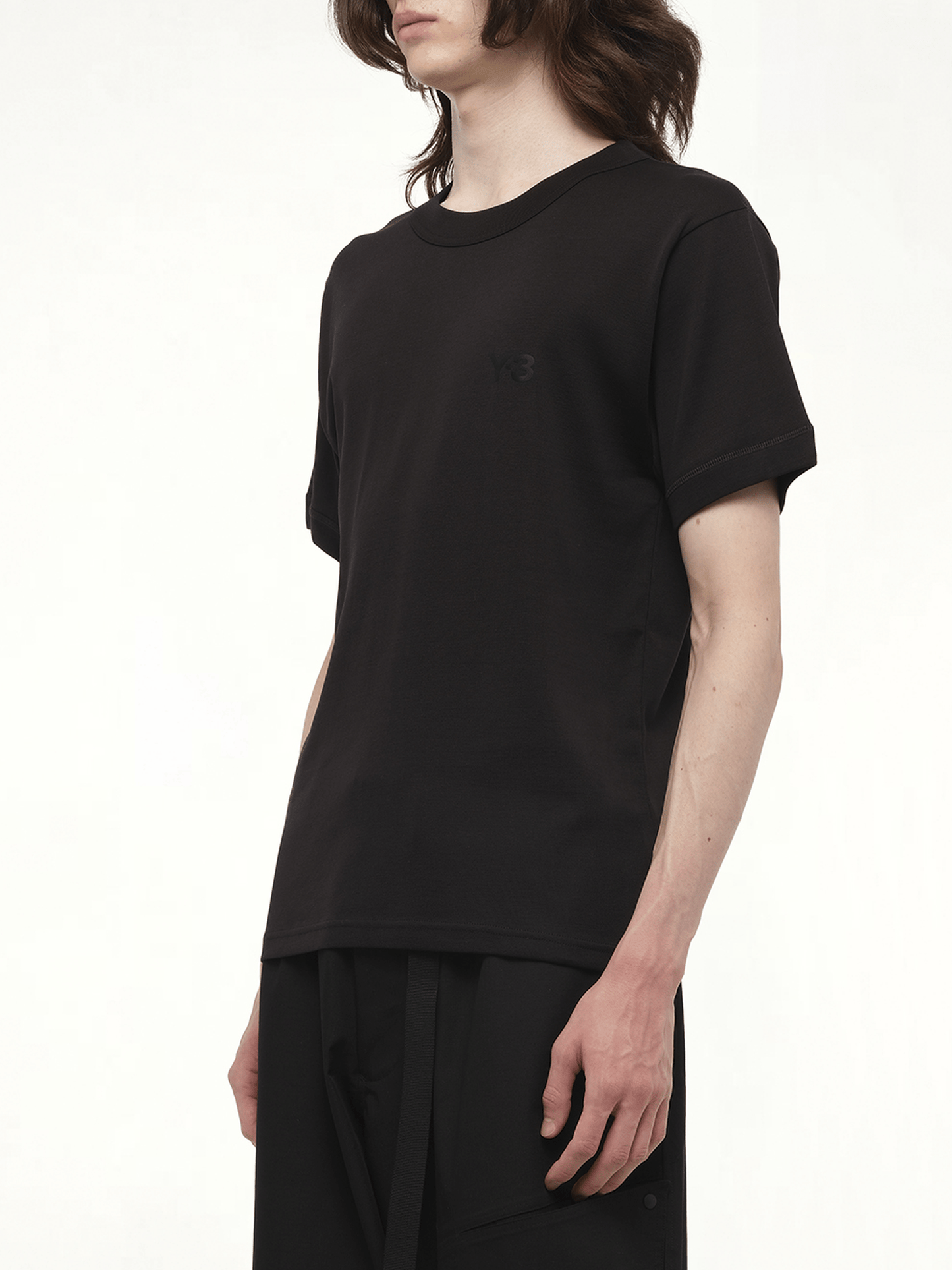 Y-3 Slim Short Sleeve T-Shirt (Black)