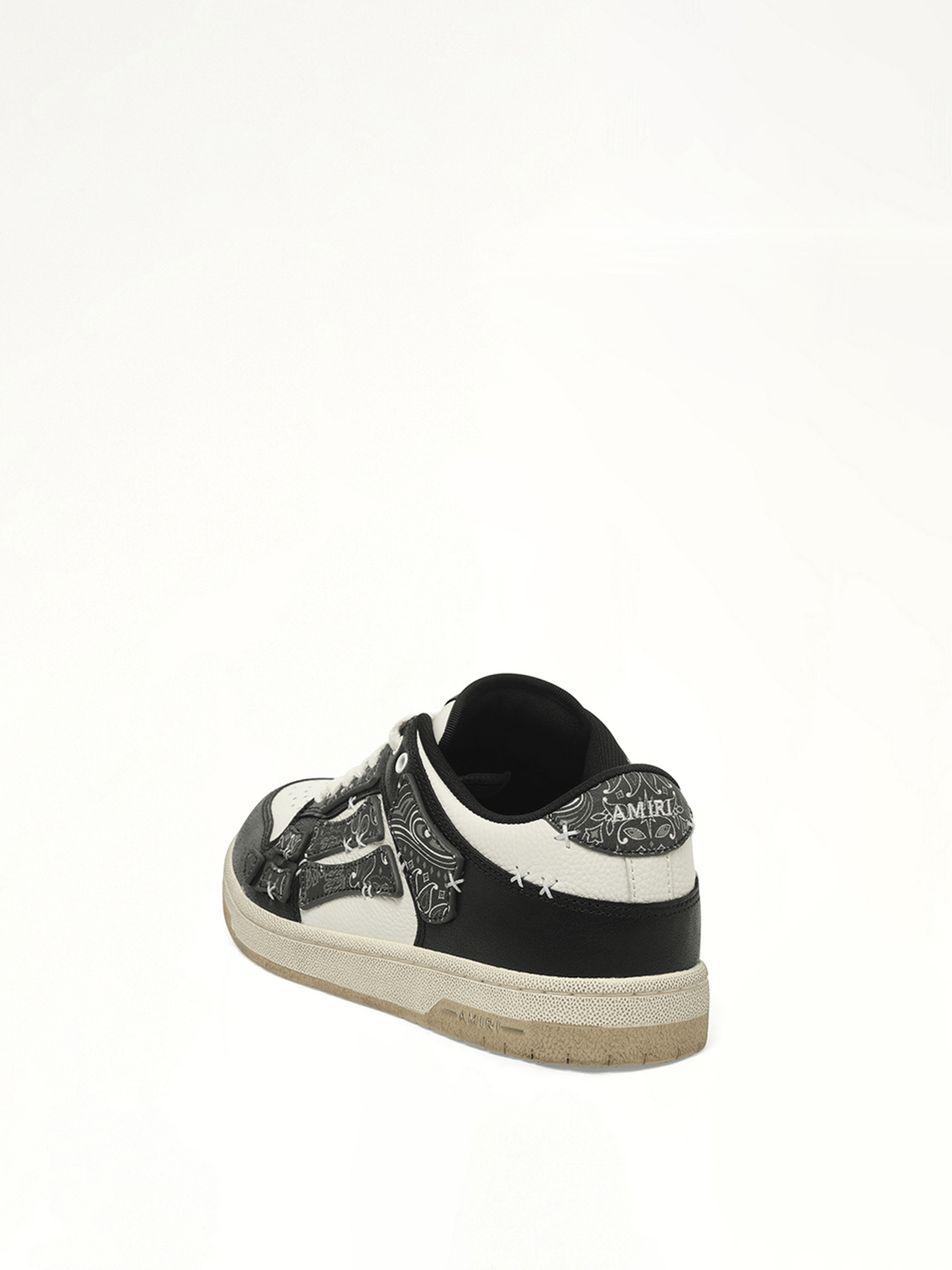 AMIRI Bandana Skeleton Top Low Sneaker (Black)
