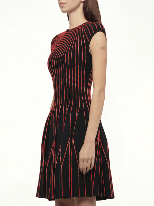 ALEXANDER MCQUEEN Knit Dress (Multicolour)
