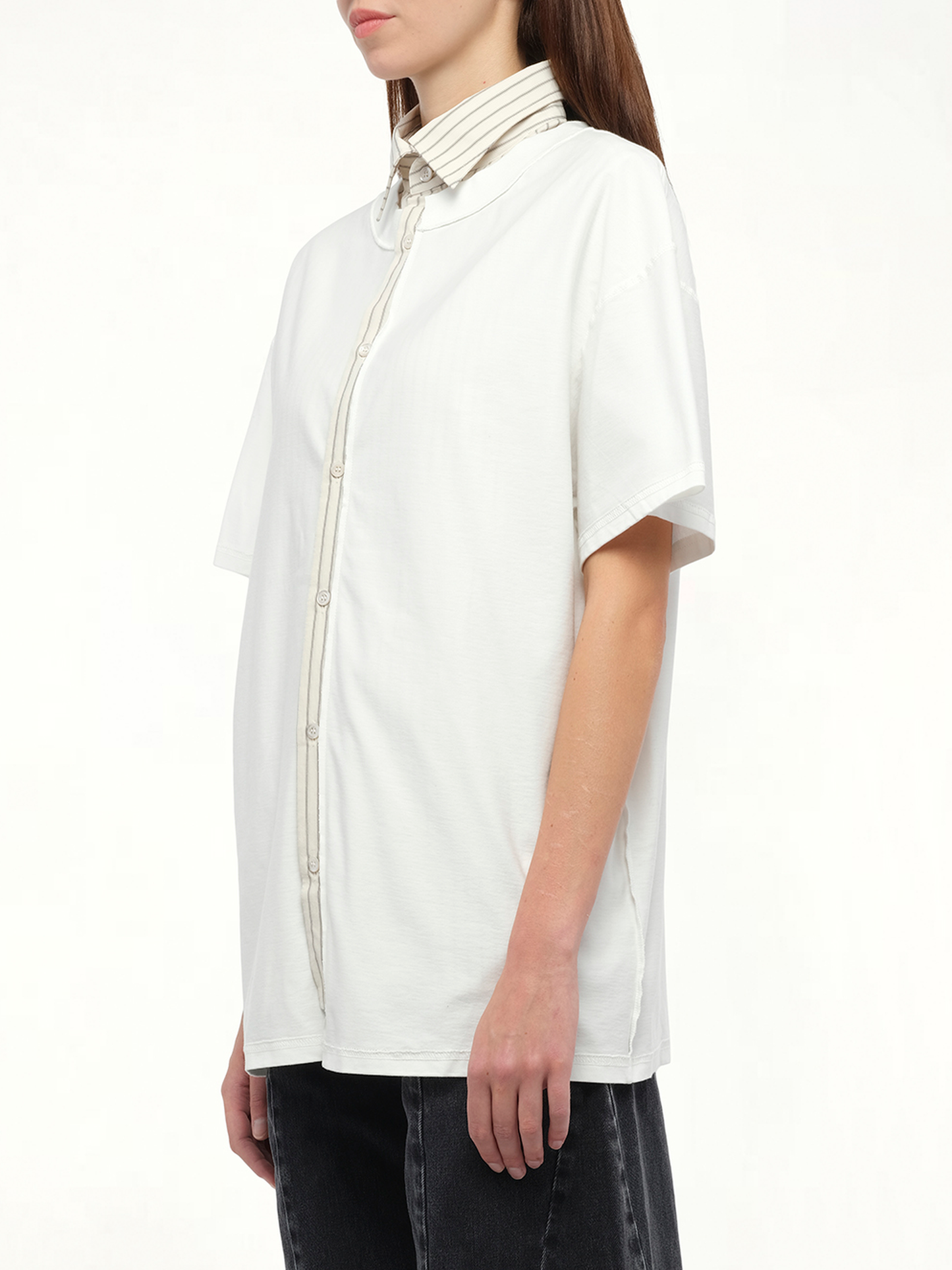 MAISON MARGIELA Short-sleeved Top (White)