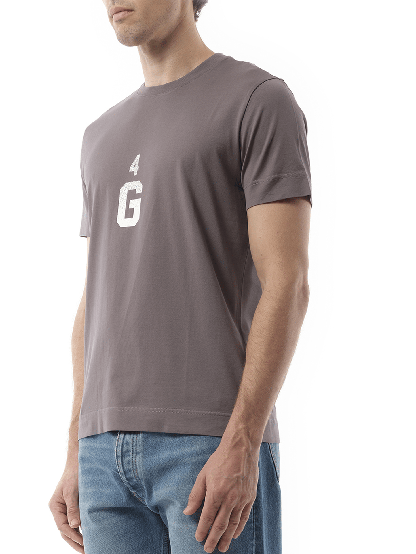 GIVENCHY Four G Dyed Logo T-Shirt (Grey)