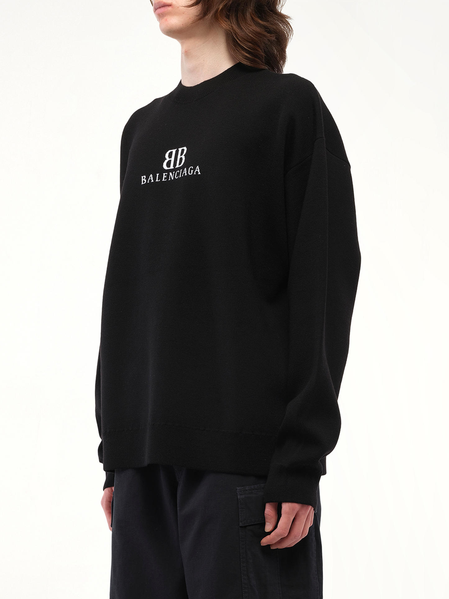 BALENCIAGA Crewneck Sweater (Black)