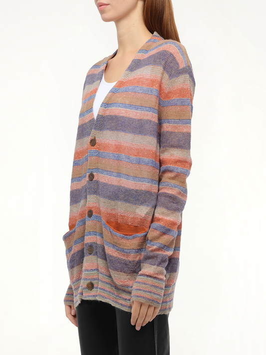 Loewe x Paula Stripe Cardigan (Multicolour)
