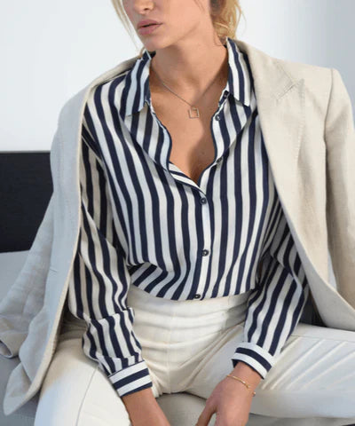 The Stripe & Black Silk Uniform