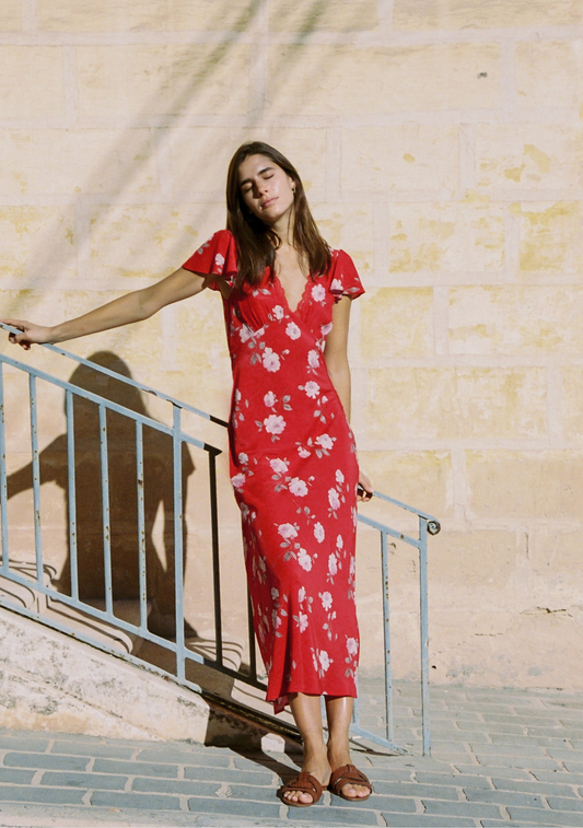 Auguste The Label Marena Midi Dress (Red)