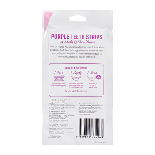 White Glo Purple Strips