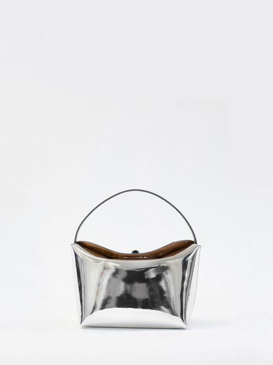 CHRISTOPHER ESBER Turnlock Metallic Mini Bag (Mirror)