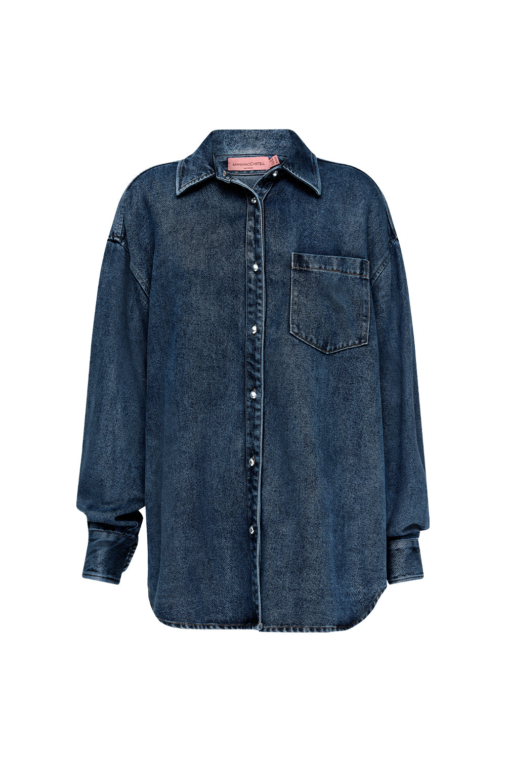 Image of Shirts. Productname: La Mood Shirt in Blue colour by brand - Manning Cartell