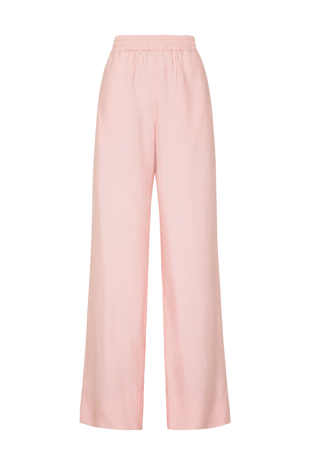 Image of a model wearing Pants. Productname: The Sweet Life Pull On Pant in Pale Pink colour by brand - Manning Cartell