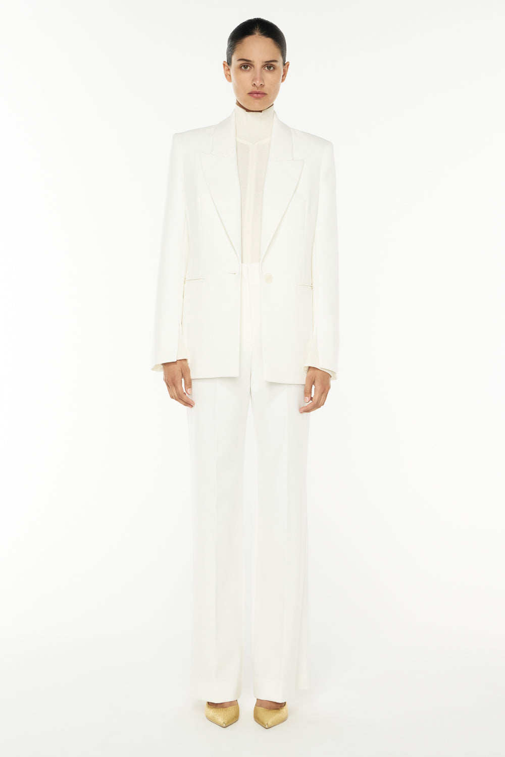 Major Suit High Waisted Pant (Ivory)