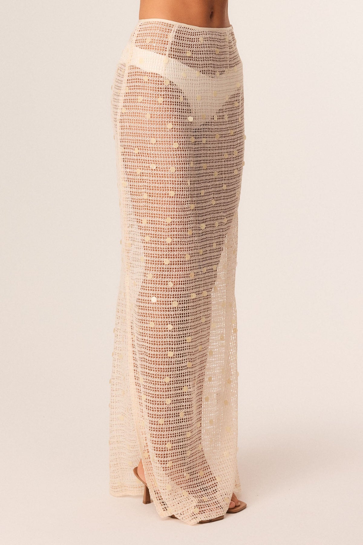 SNDYS ALTHEA MAXI SKIRT (Cream)
