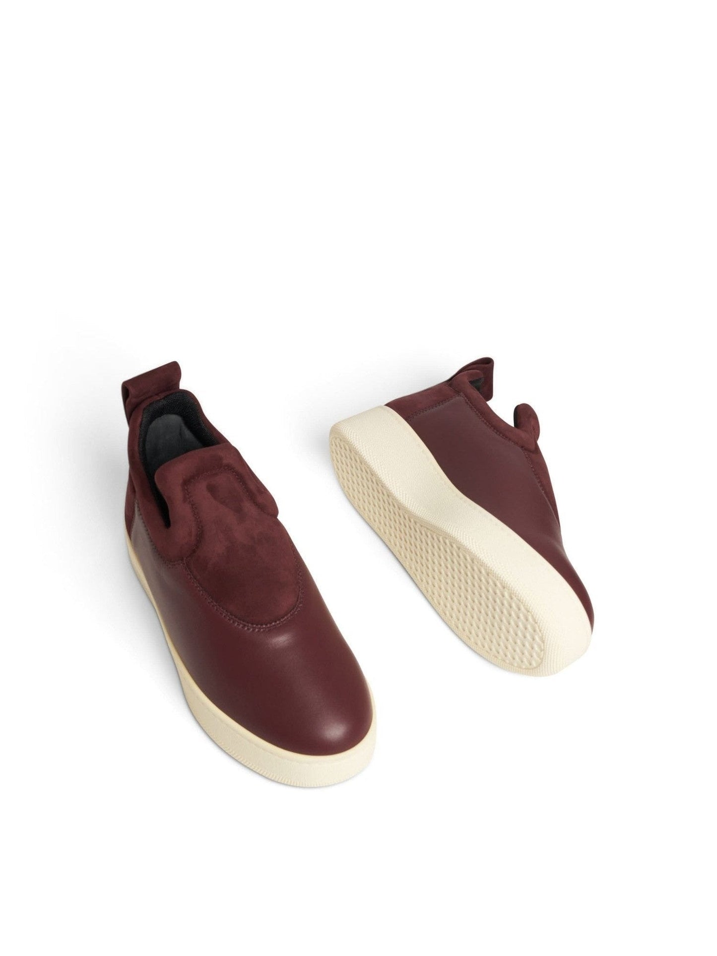 CELINE Pull On Patch Sneaker (Burgundy)
