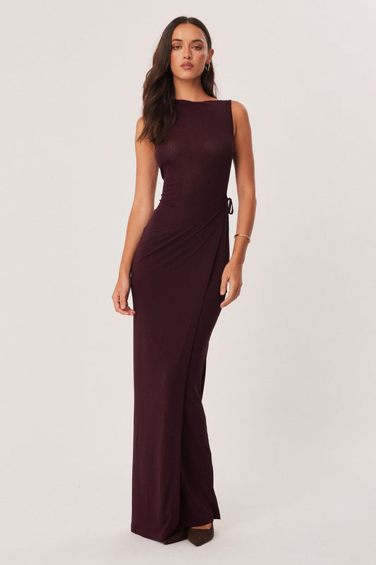 SNDYS RAVEN MAXI DRESS (Cherry)