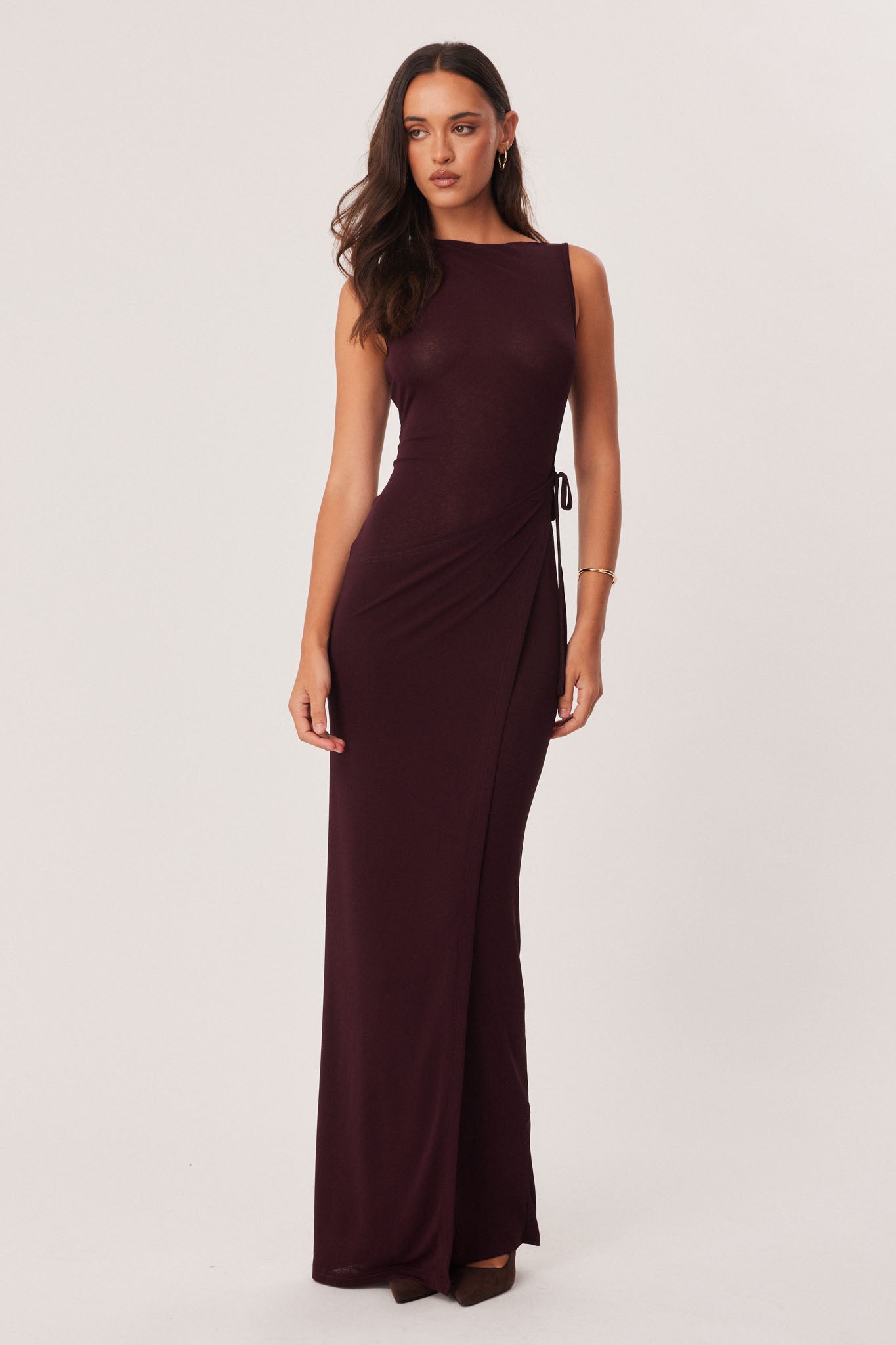 SNDYS RAVEN MAXI DRESS (Cherry)