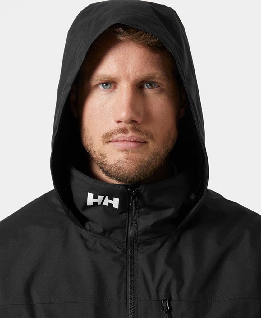 Helly Hansen CREW HOODED MIDLAYER JACKET 2 (Black)