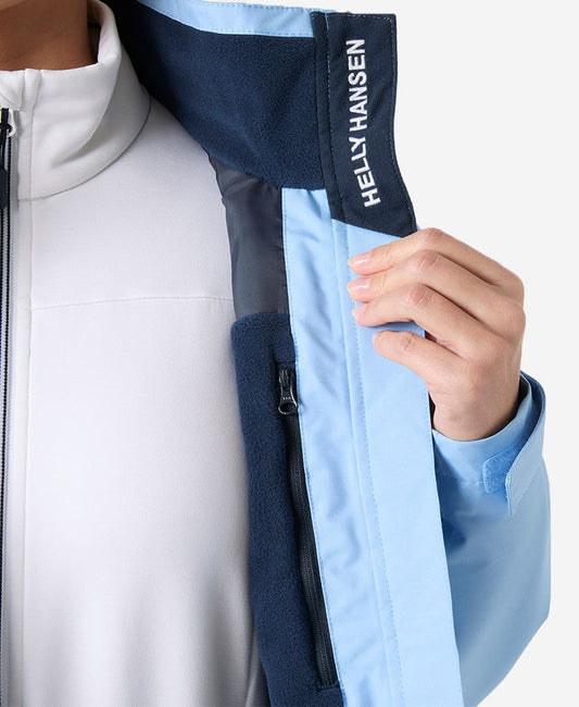 Helly Hansen W CREW MIDLAYER JACKET 2 (Bright Blue)