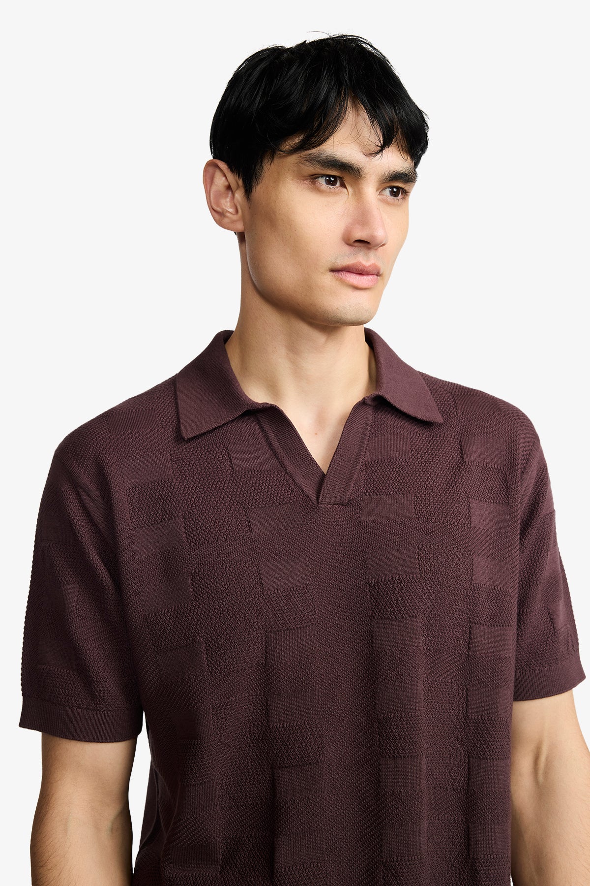 Anthony Squires Array Polo In Supima Cotton (Tobacco)
