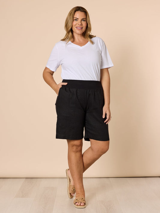 Gordon Smith Jordan Linen Short (Black)
