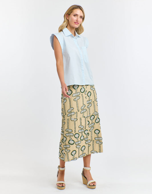 Gigi Shirt - (Powder Blue)