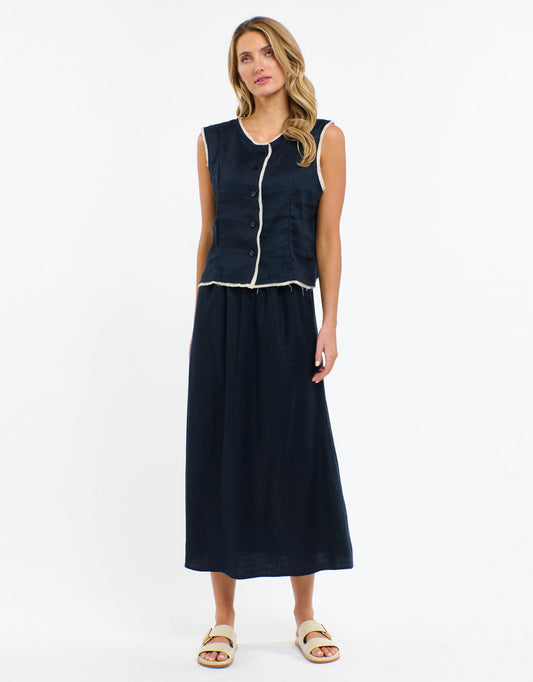 Maison Skirt - (Navy)