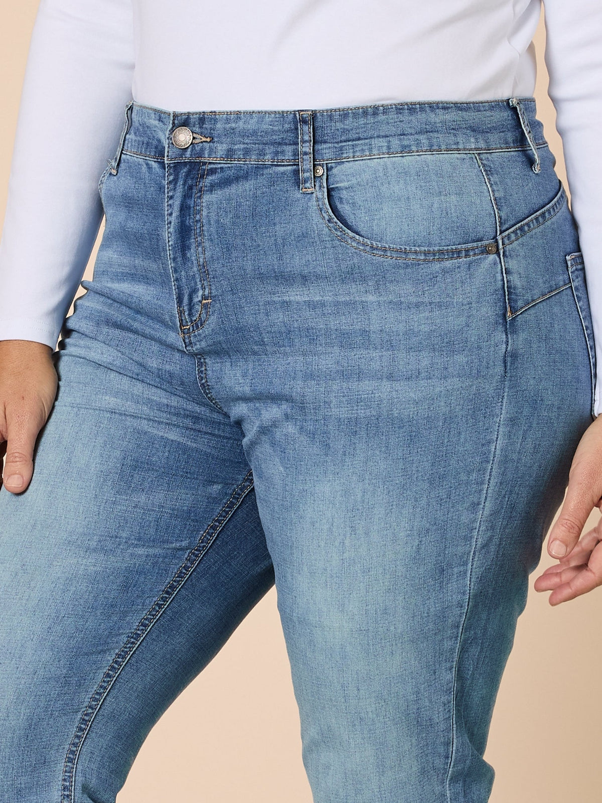 Gordon Smith Marvel High Rise Stretch Jean (Denim)