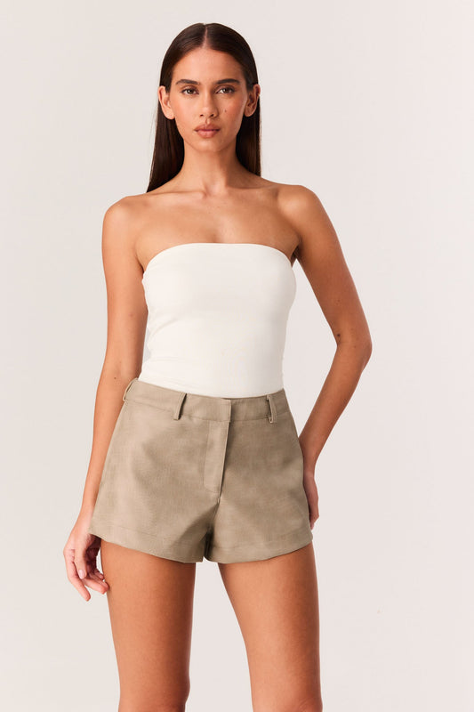 SNDYS WENDY CROC SHORTS (Beige)